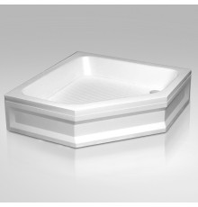 Душевой поддон трапеция RGW BT/CL-S белый акрил cерия Acryl (100*100) 16180500-51