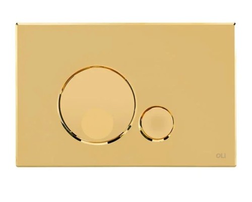 Кнопка смыва механическая OLI Globe 152954 золото