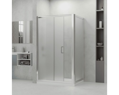 Душевой уголок RGW Passage PA-045 1200х900 стекло матовое , профиль хром