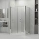 Душевой уголок RGW Passage PA-045 1200х900 стекло матовое , профиль хром